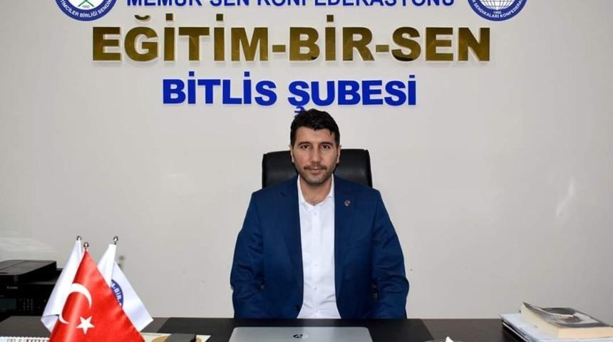 Eğitim Bir-Sen Bitlis Şube Başkanı Cabir Durak: “Köklü sorunlara gerçekçi çözümler gerekiyor”