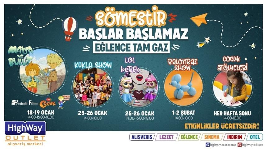 Highway Outlet AVM&rsquo;de s&ouml;mestr eğlencesi