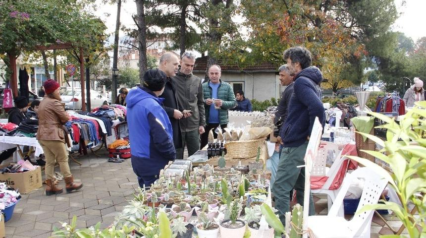Ortaca&rsquo;da ikinci el pazarı ilgi g&ouml;rd&uuml;