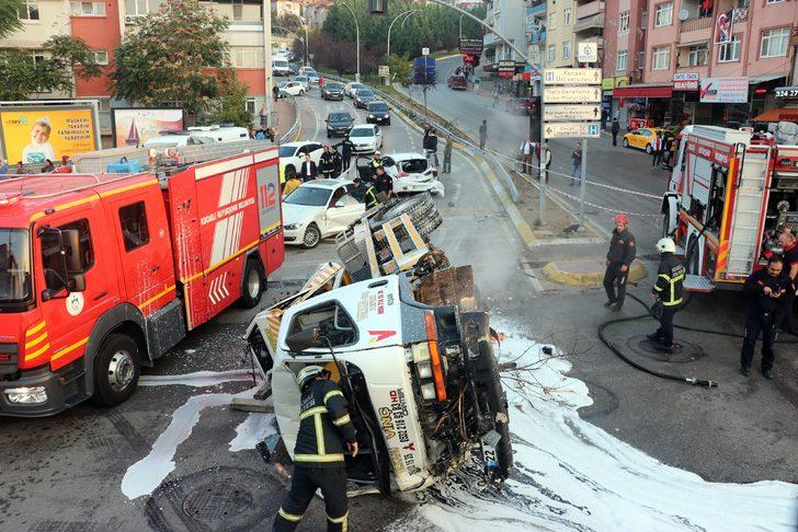 Kocaeli'de freni patlayan vinç dehşet saçtı!  G2