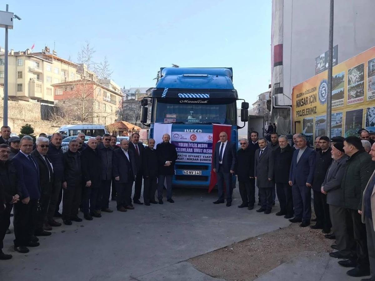 Tokat&rsquo;tan İdlib&rsquo;e yardım eli