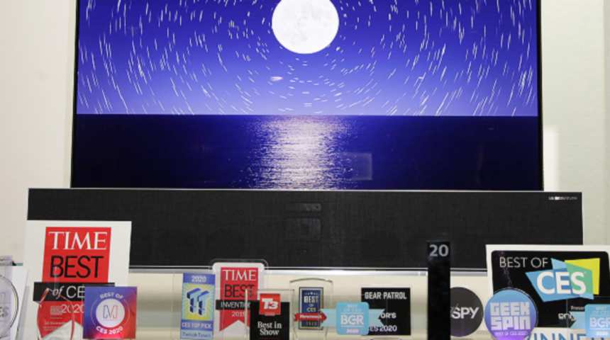 LG, CES’te aldığı ödüllerle rekor kırdı