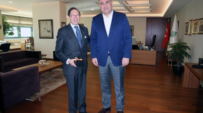 Kolombiya B&uuml;y&uuml;kel&ccedil;isinden Taşdelen&rsquo;e ziyaret