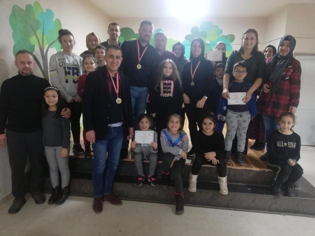 &Ccedil;an Cumhuriyet İlkokulunda akıl ve zeka oyunları turnuvası