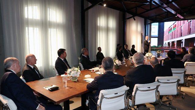 Cumhurbaşkanı Erdoğan, Galataport’u inceledi