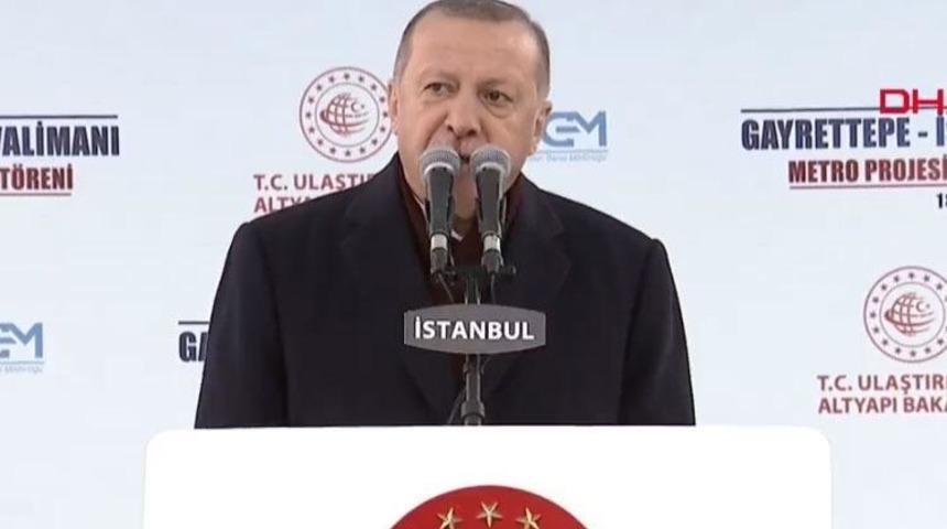 Cumhurbaşkanı Erdoğan’dan İstanbul Havalimanı Metrosu için ilk kaynak