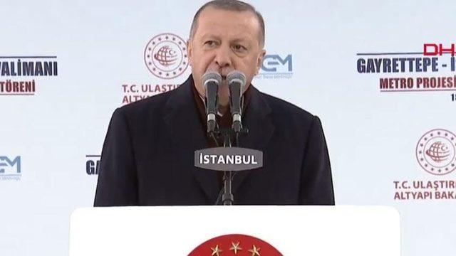 Cumhurbaşkanı Erdoğan’dan İstanbul Havalimanı Metrosu için ilk kaynak