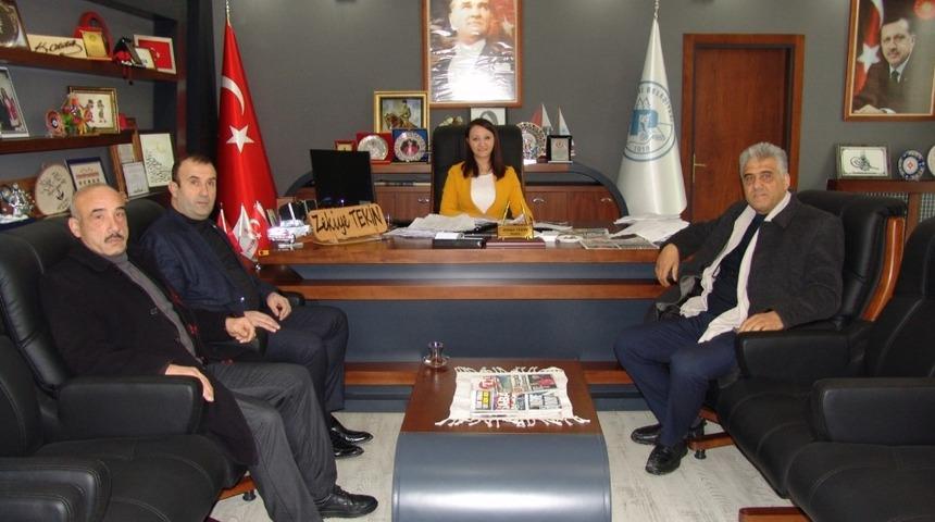 AK Parti il&ccedil;e teşkilatından Başkan Tekin&rsquo;e ziyaret