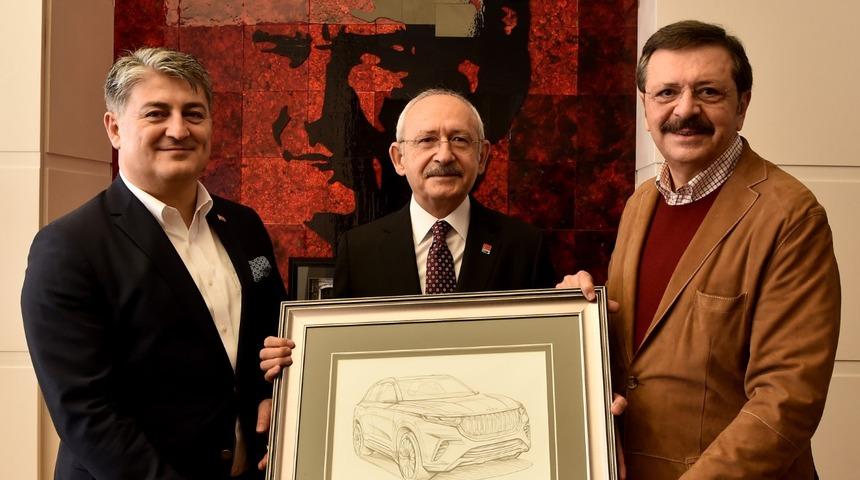 Kemal Kılıçdaroğlu TOGG heyeti ile görüştü