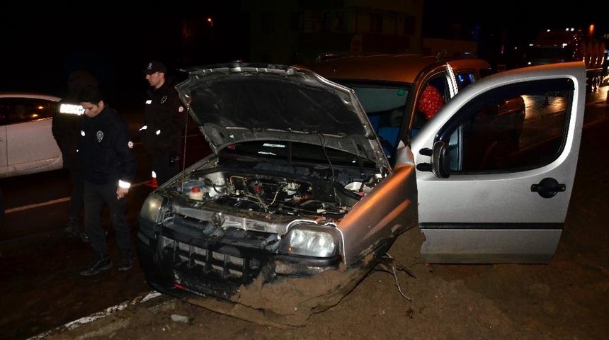 Terme&rsquo;de trafik kazası: 5 yaralı