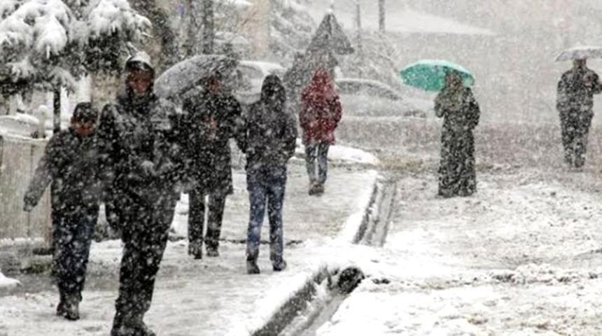 Meteoroloji'den son hava durumu tahmini uyarısı (Sağanak yağış ve kar geliyor)