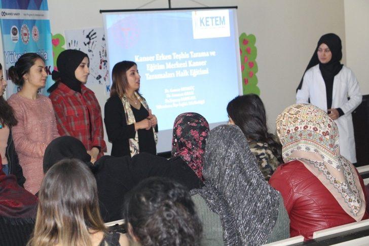 Yüksekovalı kadınlar kanser hakkında bilgilendirildi G1