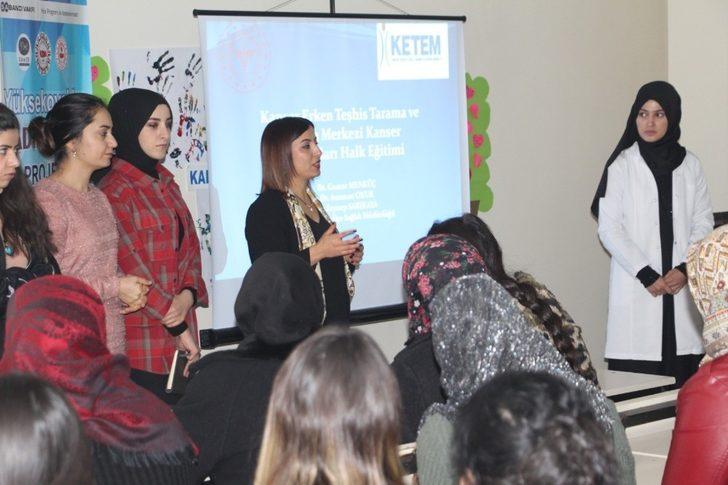 Yüksekovalı kadınlar kanser hakkında bilgilendirildi G3