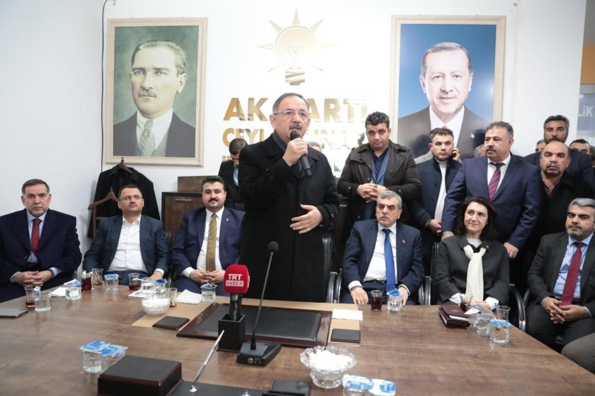 &Ouml;zhaseki Ceylanpınar&rsquo;da partililerle buluştu