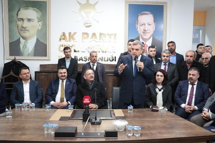 Özhaseki Ceylanpınar’da partililerle buluştu G2