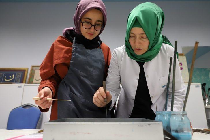 Akademi lisede hayaller ebruya kağıda işlendi G2