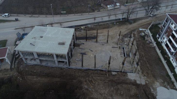 Hendek itfaiye hizmet binası yükseliyor G3