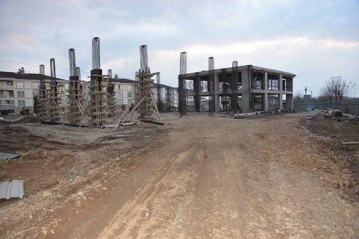 Hendek itfaiye hizmet binası yükseliyor G4