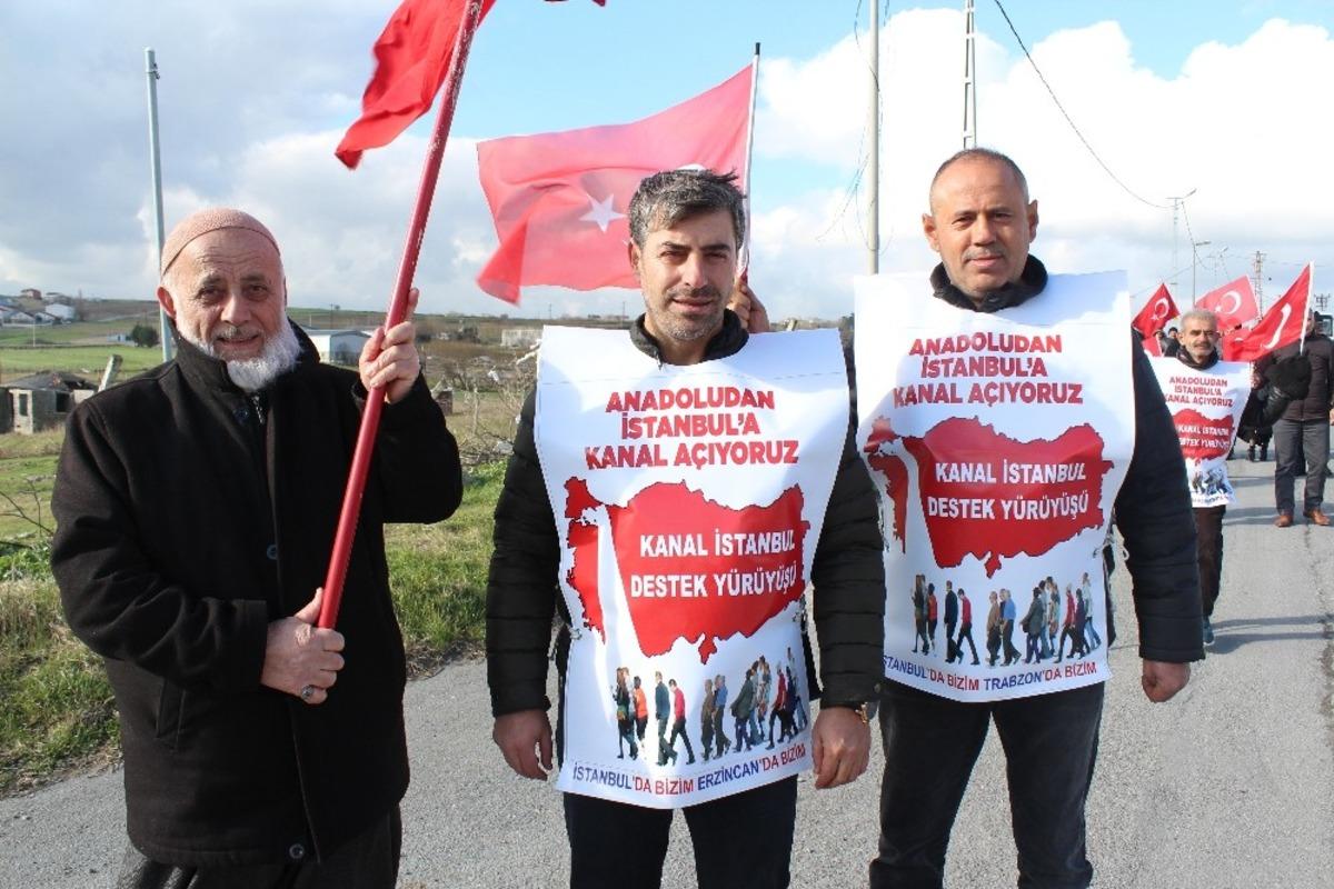 Kanal İstanbul y&uuml;r&uuml;y&uuml;ş&uuml;: İstanbul'a kanal a&ccedil;maya geldik