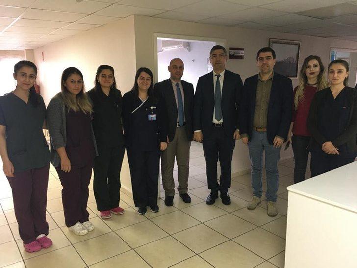 Başhekim Özkul’dan hasta ve personele moral ziyareti G4