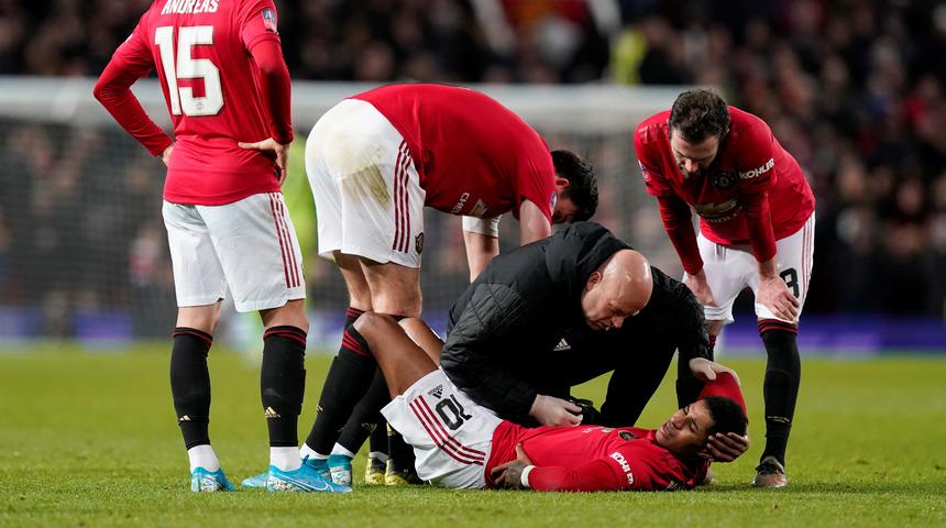 Manchester United'ın yıldızı Marcus Rashford 1.5 ay yok