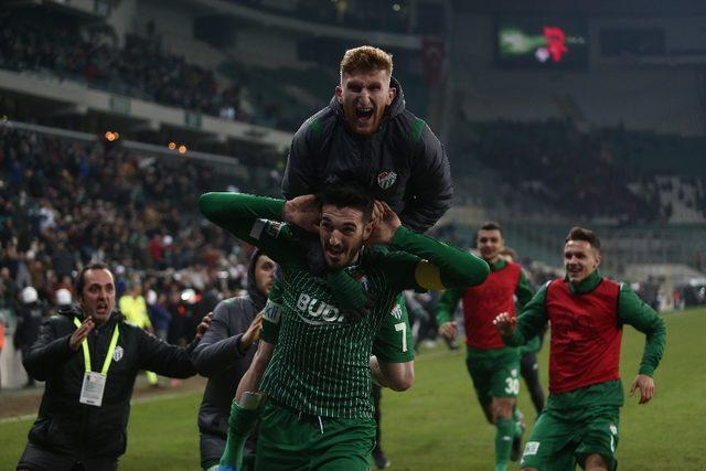 Bursaspor’dan 15 puanlık galibiyet