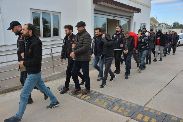 Uçaksavar mermili uyuşturucu ticareti şüphelileri adliyede G2