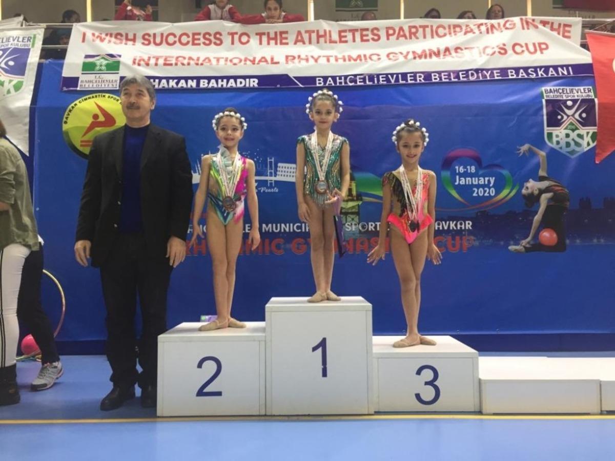 Minik jimnastik&ccedil;ilerden başarılı sonu&ccedil;lar