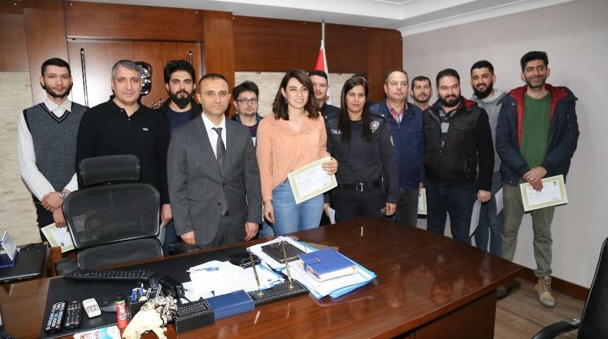 İskenderun&rsquo;da başarılı polisler &ouml;d&uuml;llendirildi
