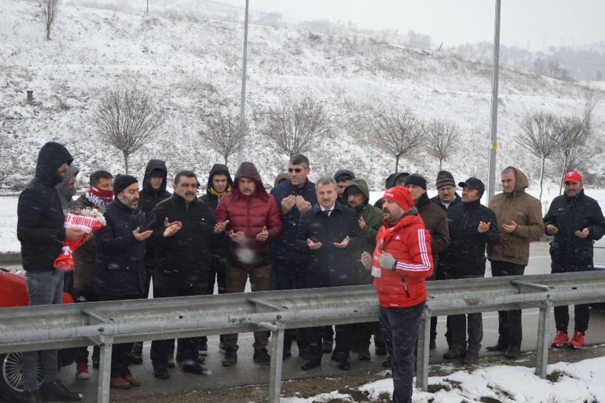 Havza&rsquo;da kazanın olduğu yerde anma