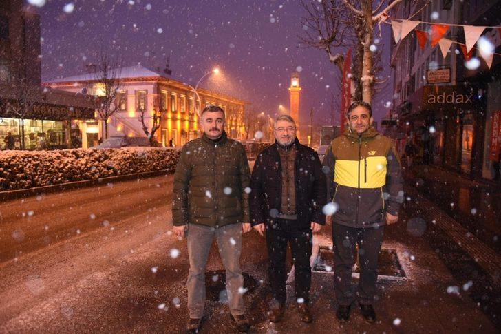 Çorum Belediyesi’nden kar mesaisi G3