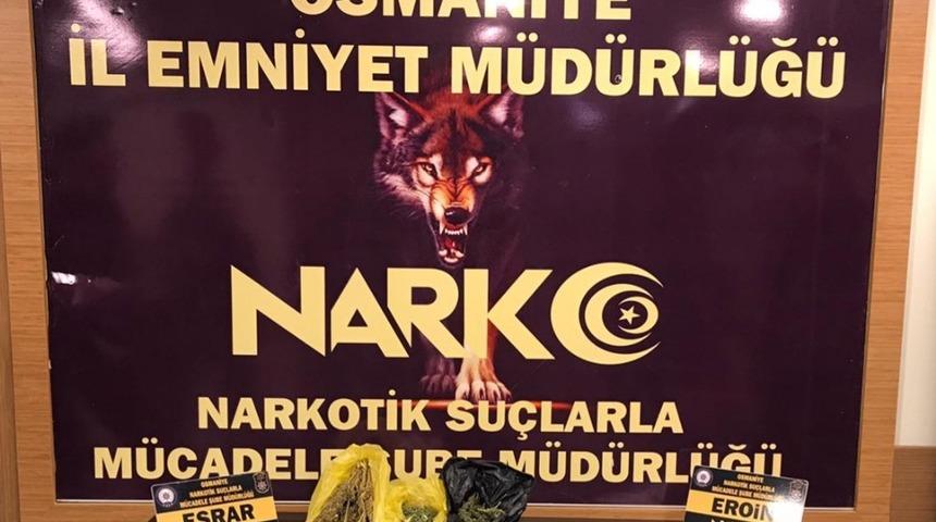 Osmaniye&rsquo;de uyuşturucu operasyonu