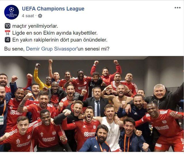 uefadan sisvasspor paylaşımı