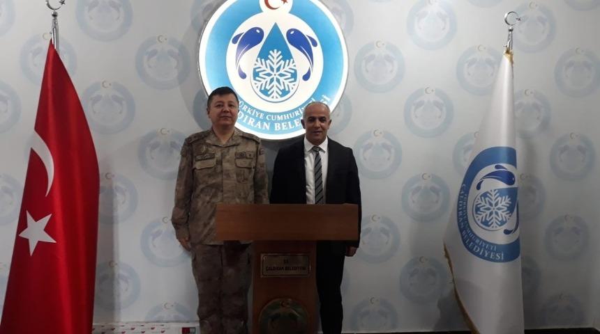 Tuğgeneral Yiğit&rsquo;ten Başkan Ensari&rsquo;ye ziyaret