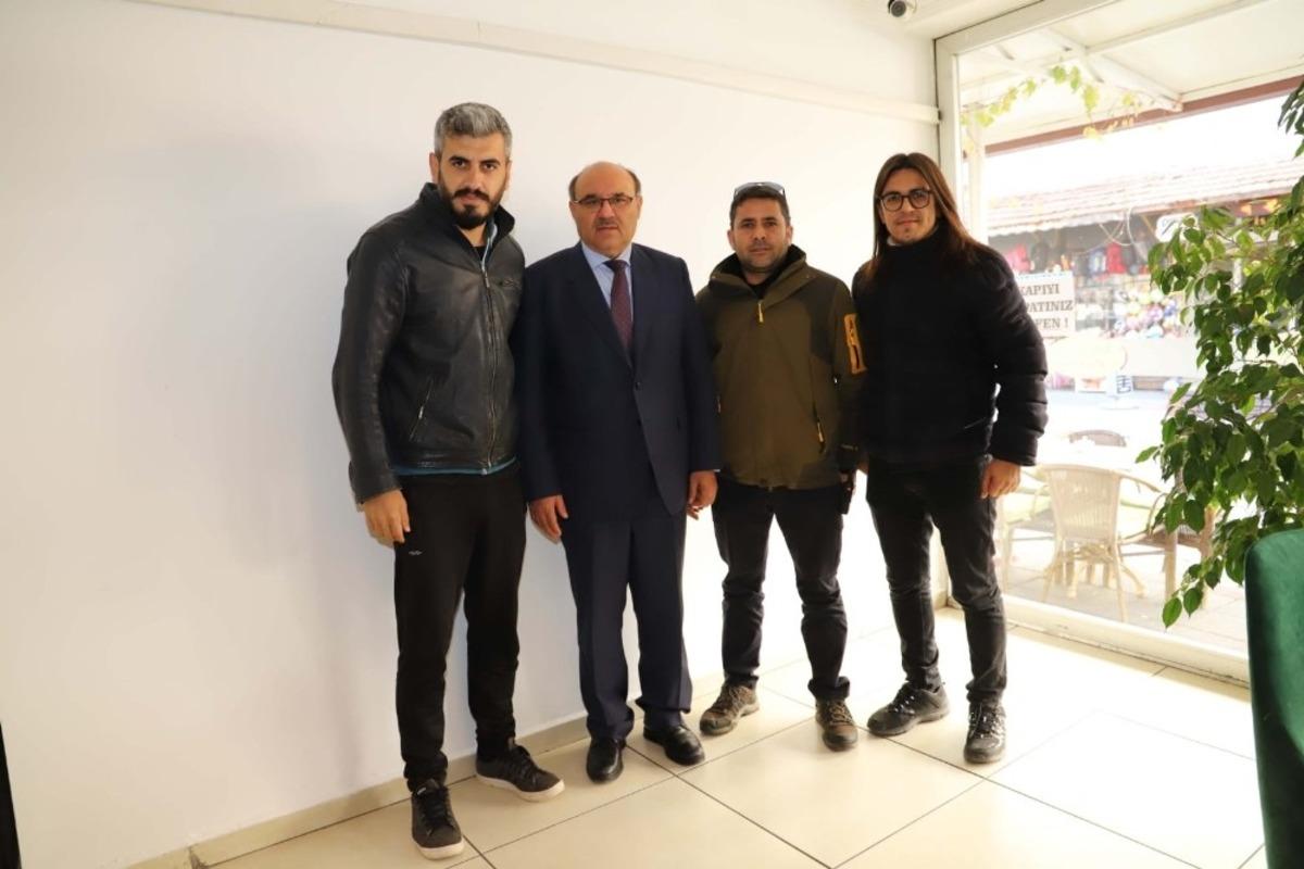 Başkan Otg&ouml;z&rsquo;den gazetecilere ziyaret