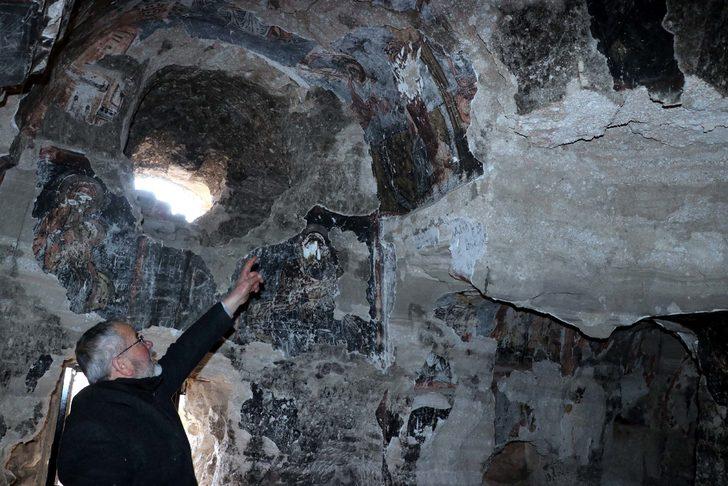 Beşaret Kaya Kilisesi defineciler tarafından talan edildi G5