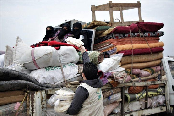 İdlib'de göç edenlerin sayısı 40 bini geçti G3