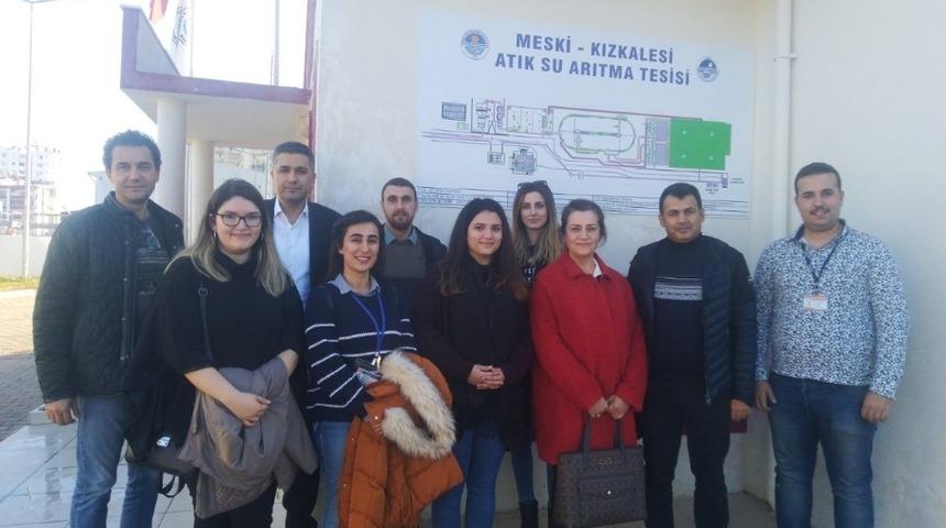ME&Uuml; &Ccedil;evre M&uuml;hendisliği &ouml;ğrencileri Kızkalesi Atıksu Arıtma Tesisini gezdi