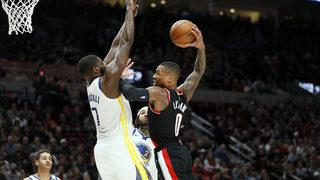 Portland Trail Blazers 129 - 124 Golden State Warriors (Damian Lillard 61 sayıyla kariyer rekoru kırdı)