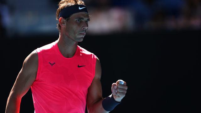 Rafael Nadal ve Karolina Pliskova, Avustralya Açık Tenis Turnuvası'nda 2. tura yükseldi