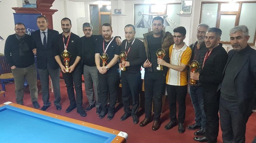 Van&rsquo;da bilardo şampiyonası