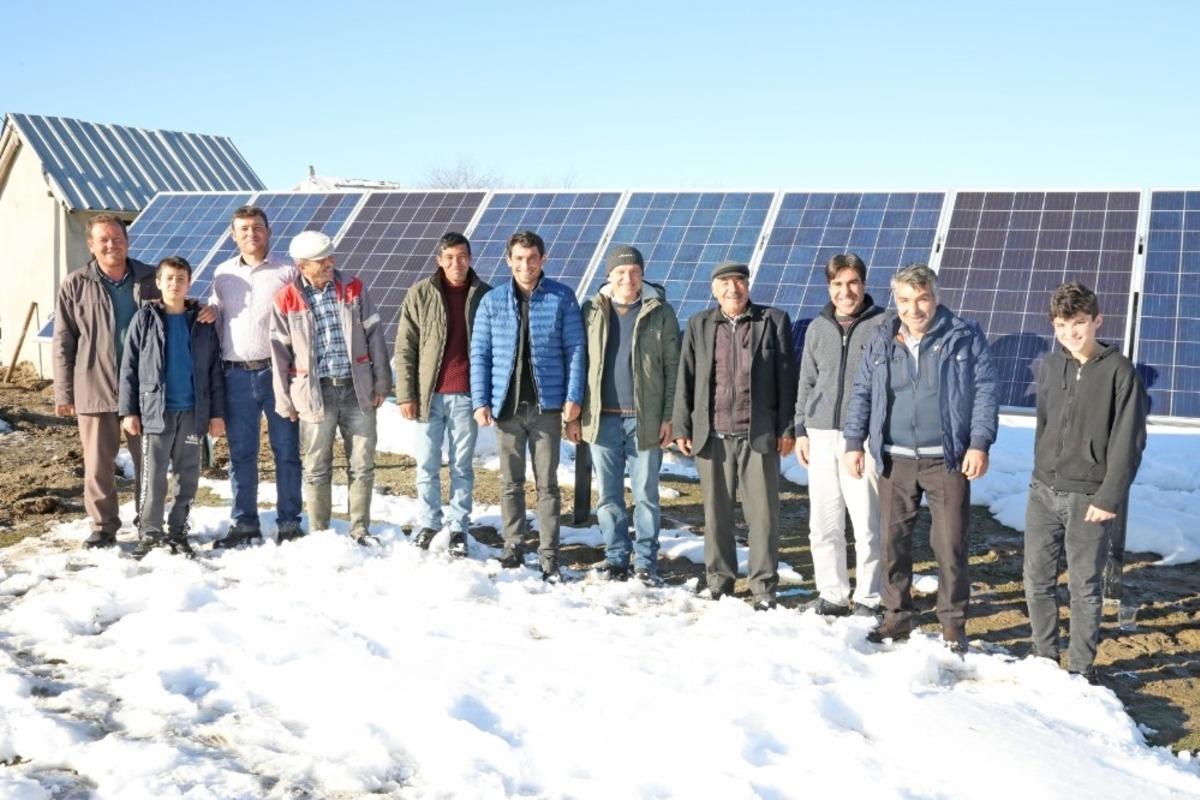 K&ouml;y&uuml;n i&ccedil;me suyu problemi g&uuml;neş enerjisiyle &ccedil;&ouml;z&uuml;ld&uuml;