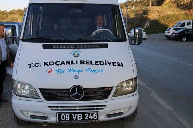 Koçarlı Belediyesi araç filosuna bir yenisini daha ekledi