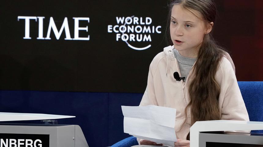 Greta Thunberg Davos Zirvesi'nde konuştu!