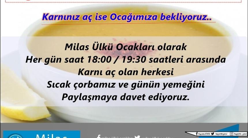 Milaslılar yemeklerini paylaşmaya davet ediyor