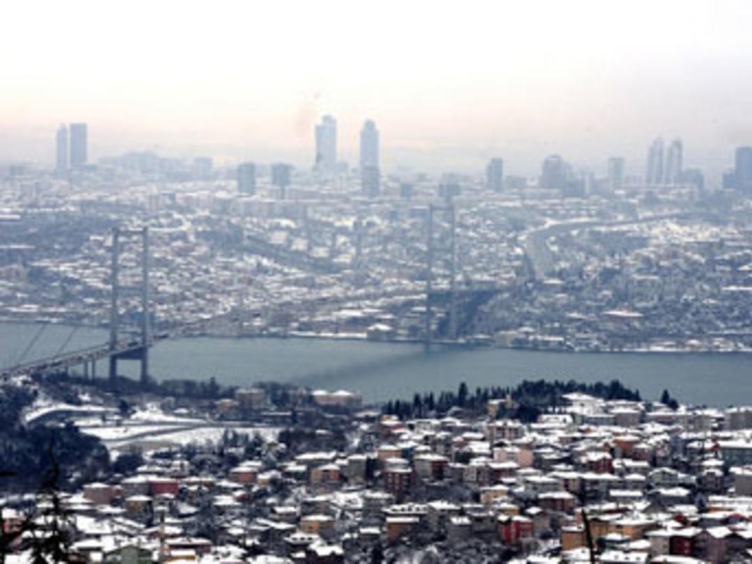 &Uuml;nl&uuml;lerden kar manzaraları