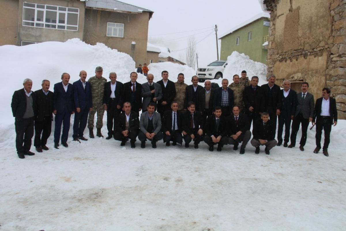 Kaymakam G&uuml;ven&rsquo;den Korgan k&ouml;y&uuml;ne ziyaret
