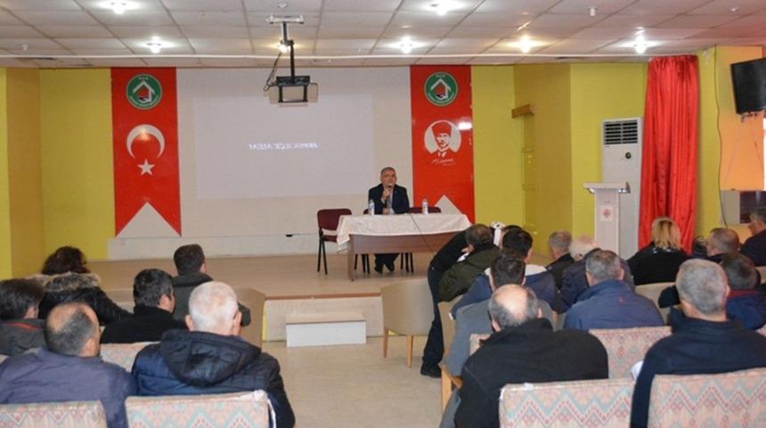 Muhtarlara seminer verildi