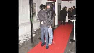 Esra Eron'dan boşandı dudak dudağa yakalandı