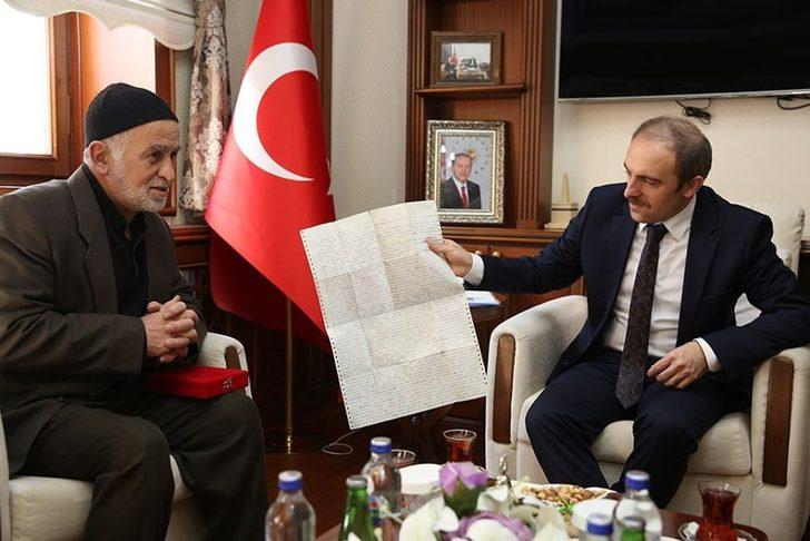 Kıbrıs Gazisi Mehmet Ozulu’ya Milli Mücadele Madalyası ve Beratı tevcih edildi G2